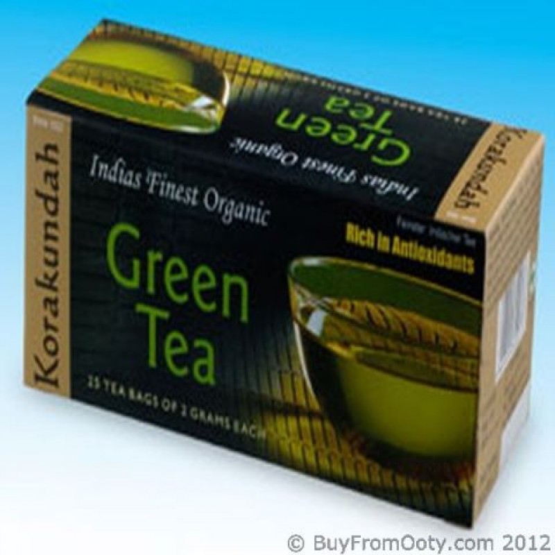 Korakundah Organic Green Tea Dip bags Buyrfromooty