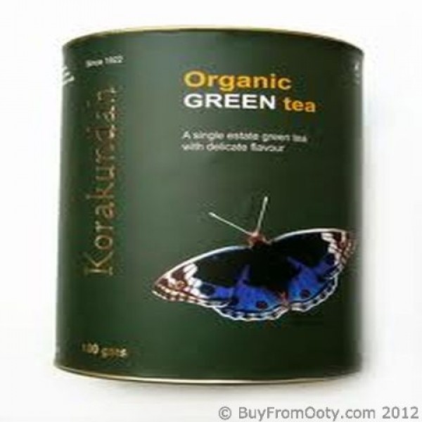 Korakundah Organic Green Tea in Canister Pack