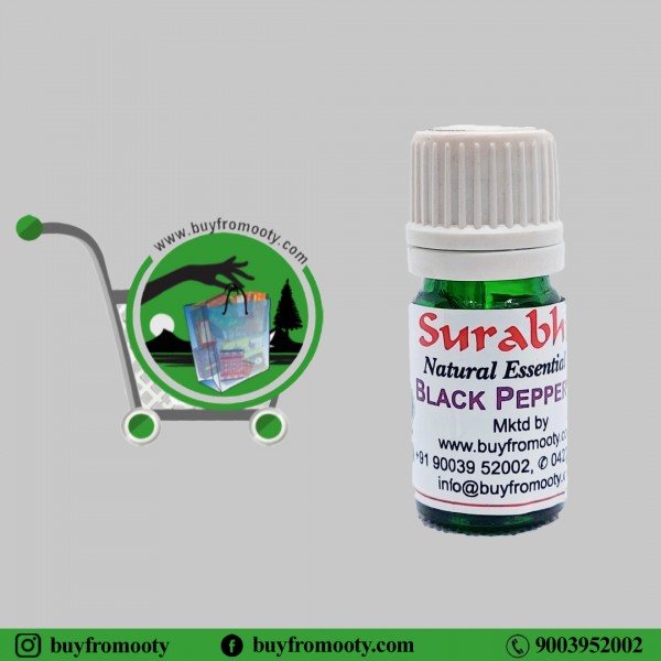 Black Pepper Oil (Piper Nigrum) - 5 ml