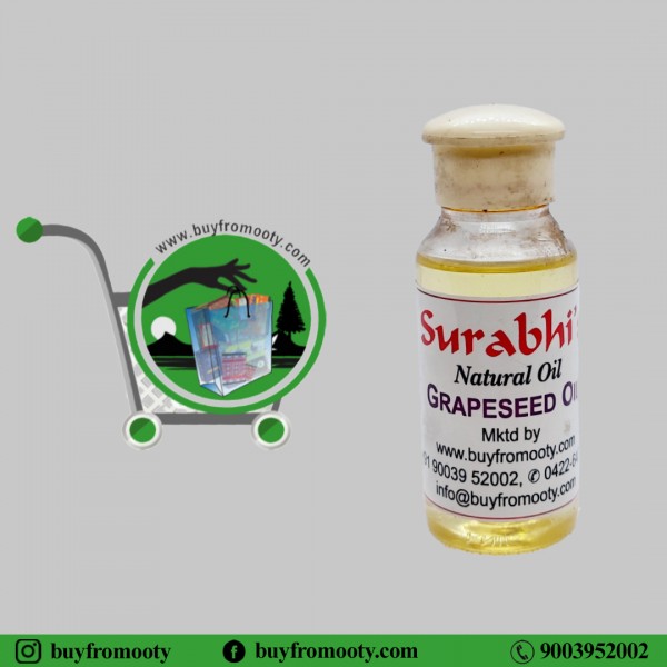 Grapeseed Oil (Vitis Vinifera) – Lightweight Natural Oil for Skin, Hair & Wellness - 100 ml